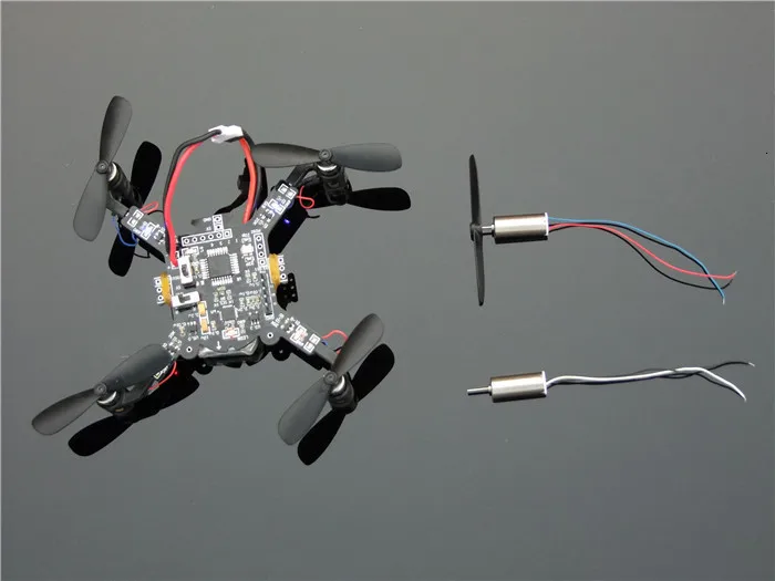 1set=2pcs DC3.7-4.2V 716 7*16MM Micro DIY Helicopter Coreless DC Motor With Propeller Great Torque High Speed Motor
