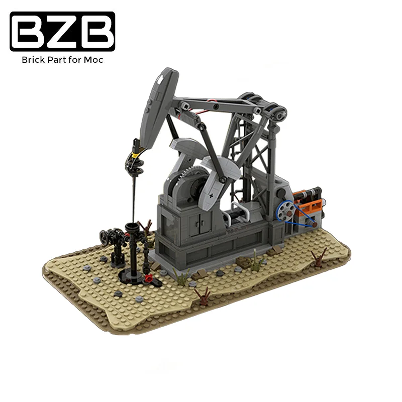 BZB MOC Excavator Engineering Creative High-tech Oil Pump Jack Building Block Model Kids Toys DIY Brick Parts Best Gifts
BZB MOC Excavator Engineering Creative High-tech Oil Pump Jack Building Block Model Kids Toys DIY Brick Parts Best Gifts