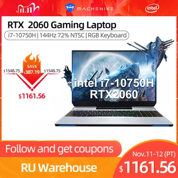 Machenike Gaming Laptop F117 VD1 RTX 2060 i7 10750H 15.6" 144Hz 16G RAM 512G SSD IPS Laptops 4 Zone RGB Keyboard 
Machenike Gaming Laptop F117 VD1 RTX 2060 i7 10750H 15.6" 144Hz 16G RAM 512G SSD IPS Laptops 4 Zone RGB Keyboard