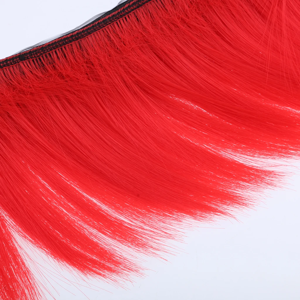 2pcs DIY Helmet Mohawk Hair Punk Hair for Motorcycle Ski Snowboard Helmets - Red and Blue, 30cm 2pcs DIY Helmet Mohawk Hair Punk Hair for Motorcycle Ski Snowboard Helmets - Red and Blue, 30cm