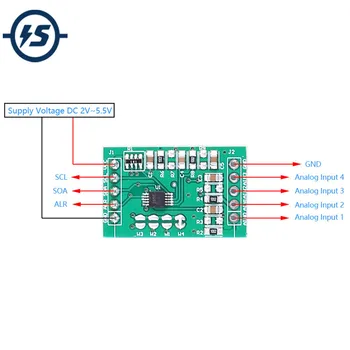 ADC Module AD Converter Analog to Digital Signal Convert Module DC 5V 3.3V ADS1115 16Bit 24Bit CS1237 CS1238 ADS1115 AD7705
ADC Module AD Converter Analog to Digital Signal Convert Module DC 5V 3.3V ADS1115 16Bit 24Bit CS1237 CS1238 ADS1115 AD7705