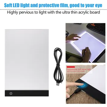 USB Charging A4 LED Ultra Thin Art Facsimile Drawing Board Copy Pad Drawing Tablet With Three Adjustable Mode
USB Charging A4 LED Ultra Thin Art Facsimile Drawing Board Copy Pad Drawing Tablet With Three Adjustable Mode