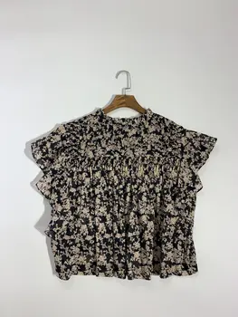 Women Shirt Blue-pink Printed Cotton Shirt Top
Women Shirt Blue-pink Printed Cotton Shirt Top