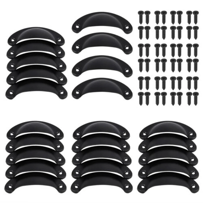 24Pcs/set Antique Iron Shell Cup Pull Handle Vintage Shell Drawer Pull Knob Handle for Kitchen Drawer Cabinet Door 4Colors
24Pcs/set Antique Iron Shell Cup Pull Handle Vintage Shell Drawer Pull Knob Handle for Kitchen Drawer Cabinet Door 4Colors