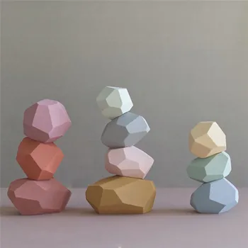 Children's Wooden Colored Stone Creative Building Block Educational Toy Stacking Game Rainbow Wooden Toy Rocks Kids Gift
Children's Wooden Colored Stone Creative Building Block Educational Toy Stacking Game Rainbow Wooden Toy Rocks Kids Gift