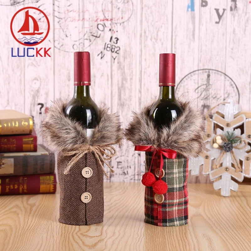 LUCKK 2020 Christmas New Year Wine Bottle Dust Cover Xmas Dinner Party Table Kitchen Decor Santa Claus Gift Bags Holder navidad
LUCKK 2020 Christmas New Year Wine Bottle Dust Cover Xmas Dinner Party Table Kitchen Decor Santa Claus Gift Bags Holder navidad