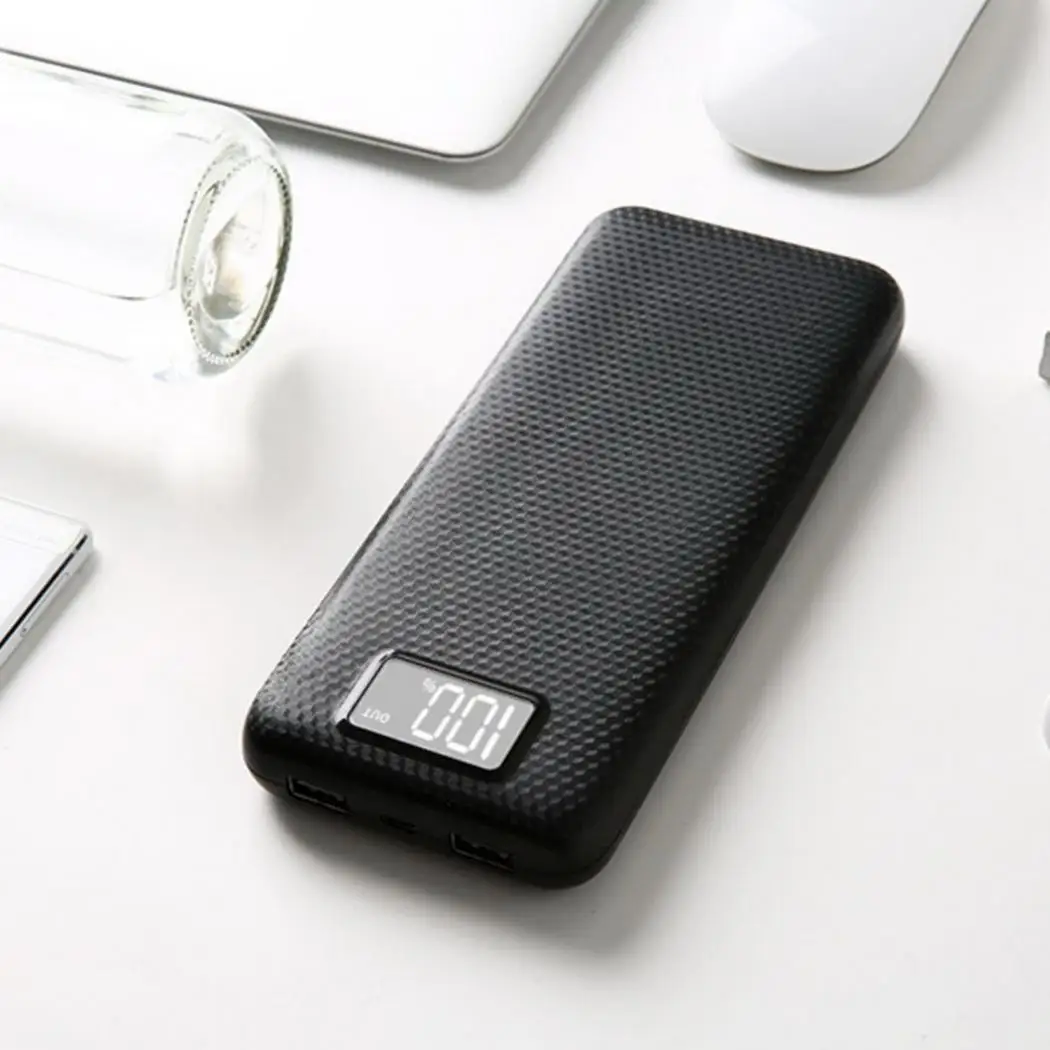 LCD Digital Display Power Bank Shell Dual USB Output Mobile Power Case Module DIY Kit External Battery Charger Box Housing
LCD Digital Display Power Bank Shell Dual USB Output Mobile Power Case Module DIY Kit External Battery Charger Box Housing
