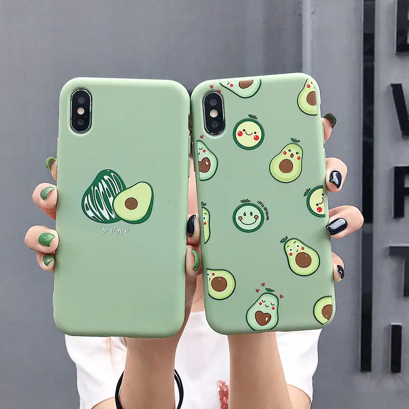 LOVERONY Cartoon Avocado Phone Case Logo For iPhone XS MAX XR X 6 6S Plus Cover Cute Fundas For iPhone 7 8 Plus Telefon Etui
LOVERONY Cartoon Avocado Phone Case Logo For iPhone XS MAX XR X 6 6S Plus Cover Cute Fundas For iPhone 7 8 Plus Telefon Etui