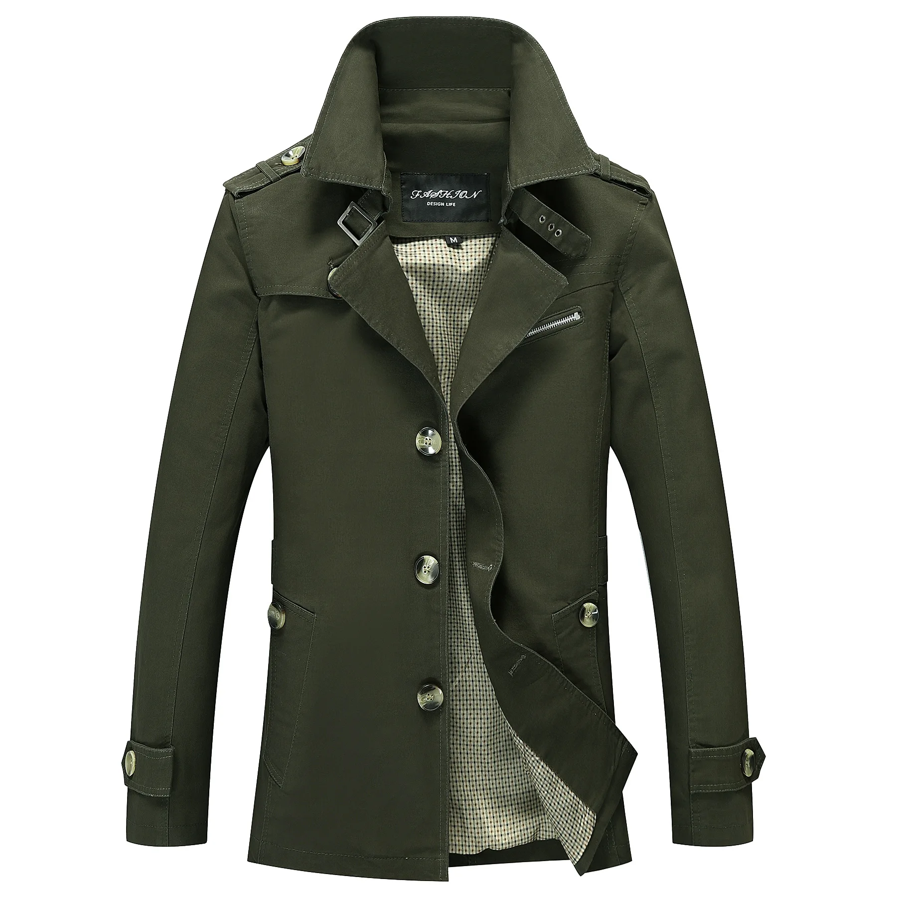 Men'S Wear Autumn New Style Men's Casual Jacket Mid-length Men Slim Fit Large Size Trench Coat Coat
Men'S Wear Autumn New Style Men's Casual Jacket Mid-length Men Slim Fit Large Size Trench Coat Coat