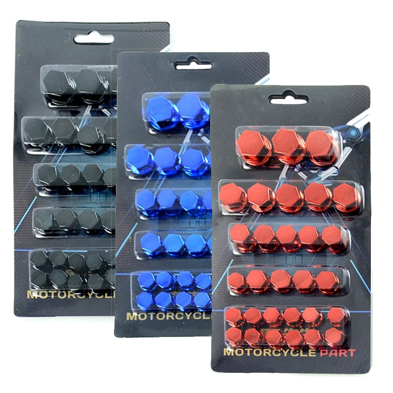 30pcs Motorcycle Modification Screw Cap Decoration for Motor Scooters Electric Car Colored Nut Cover Accessories 1.4/1.2/1/0.8CM
30pcs Motorcycle Modification Screw Cap Decoration for Motor Scooters Electric Car Colored Nut Cover Accessories 1.4/1.2/1/0.8CM
