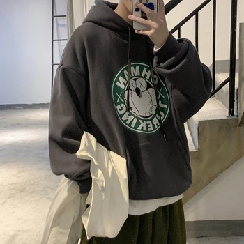 Autumn/winter 2019 new slim cotton letter cartoon hooded sweatshirt loose casual fashion personality youth men's wear
Autumn/winter 2019 new slim cotton letter cartoon hooded sweatshirt loose casual fashion personality youth men's wear