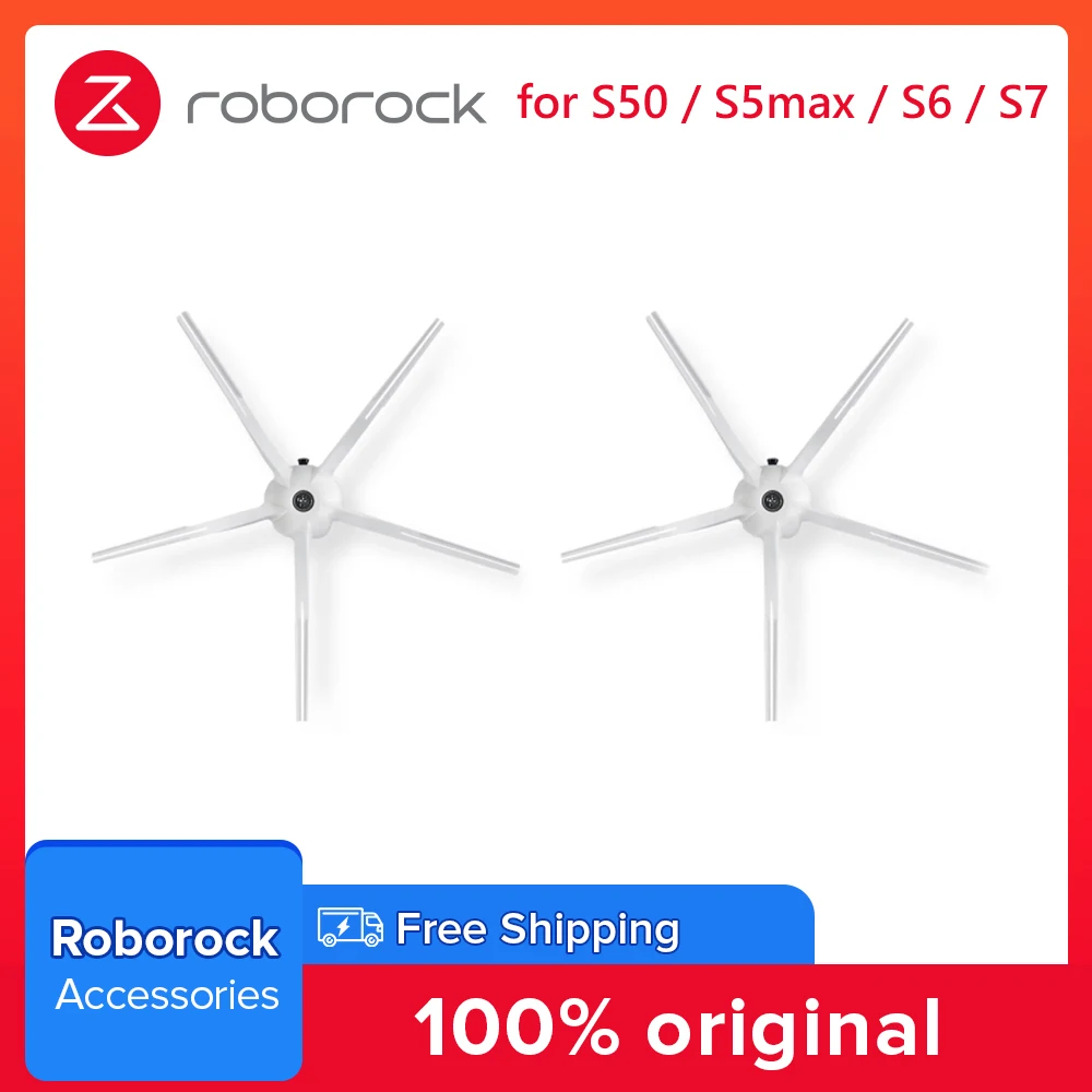 2 шт . оригинальные Roborock запасные наборы щетки для очистки боковая щетка подходит