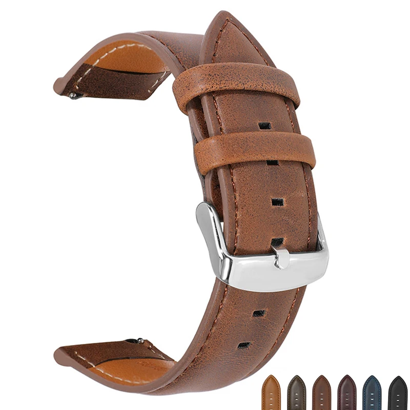 BEAFIRY Fashion Watch Band 18mm 20mm 22mm Quick Release Genuine Leather Strap Watchband for huawei fossil Brown Black Blue
BEAFIRY Fashion Watch Band 18mm 20mm 22mm Quick Release Genuine Leather Strap Watchband for huawei fossil Brown Black Blue
