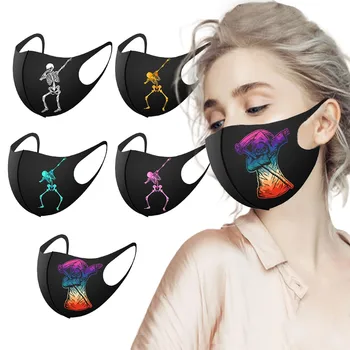 Halloween Cloth Mask Print sun Protection Is Not A Disposable Washable 5PCS Breathable Protection Printing Face Mouth Mask #60
Halloween Cloth Mask Print sun Protection Is Not A Disposable Washable 5PCS Breathable Protection Printing Face Mouth Mask #60