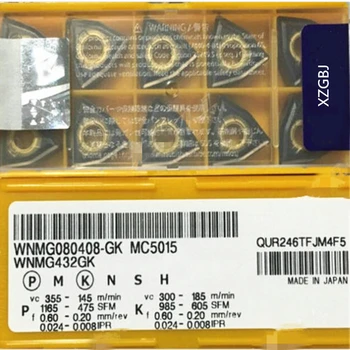 10pcs WNMG080408-GK MC5015 WNMG432GK MC5015 CNC Carbide Inserts Machine Cutting Tools Milling Cutter
10pcs WNMG080408-GK MC5015 WNMG432GK MC5015 CNC Carbide Inserts Machine Cutting Tools Milling Cutter