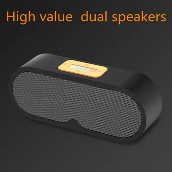 New Bluetooth 4.2 Wireless Subwoofer Mobile Mini Portable Card Dual Speaker Bluetooth Stereo Quality 3.5 Audio Interface
New Bluetooth 4.2 Wireless Subwoofer Mobile Mini Portable Card Dual Speaker Bluetooth Stereo Quality 3.5 Audio Interface