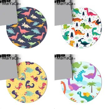 MaiYaCa Dinosaur Cartoon pattern High Speed New round Mousepad gaming Mouse pad For PC Laptop Notebook 20x20cm gamer desk pad 
MaiYaCa Dinosaur Cartoon pattern High Speed New round Mousepad gaming Mouse pad For PC Laptop Notebook 20x20cm gamer desk pad