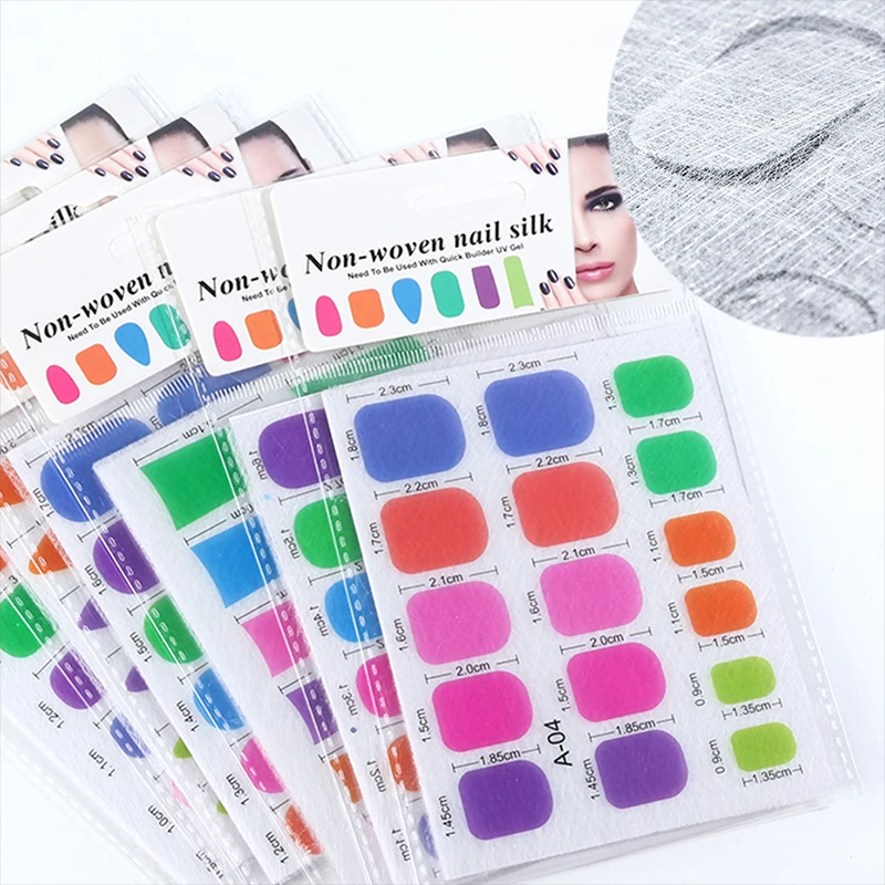 Nail Fiberglass for Nail Art Tips Quick Extension Colorful Mixed Size Nail Form Non-woven Nail Silk Wraps Nail Tools
Nail Fiberglass for Nail Art Tips Quick Extension Colorful Mixed Size Nail Form Non-woven Nail Silk Wraps Nail Tools