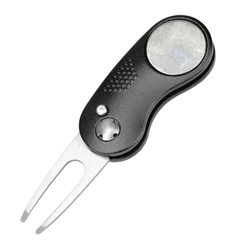 Spring Switchblade Divot Tool Accessories Practical Aluminum Groove Cleaner Golf Greens Fork Repair Pitch Wear Resistance
Spring Switchblade Divot Tool Accessories Practical Aluminum Groove Cleaner Golf Greens Fork Repair Pitch Wear Resistance