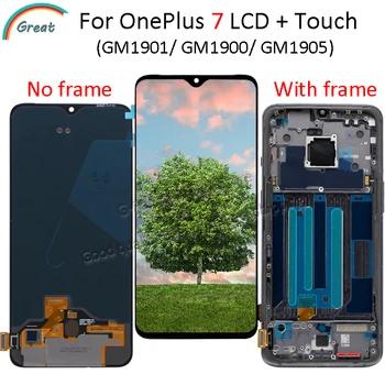 6.41'' For Oneplus 7 LCD Display Touch Screen Digitizer Assembly Replacement Part For Oneplus 7 LCD With Frame GM1901 GM1900
6.41'' For Oneplus 7 LCD Display Touch Screen Digitizer Assembly Replacement Part For Oneplus 7 LCD With Frame GM1901 GM1900