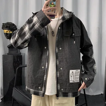 Men Jacket with Nood Conventional Standard New 2020 Summer Loose Mens Jacket Regular Long Sleeve Jackets Streetwear
Men Jacket with Nood Conventional Standard New 2020 Summer Loose Mens Jacket Regular Long Sleeve Jackets Streetwear