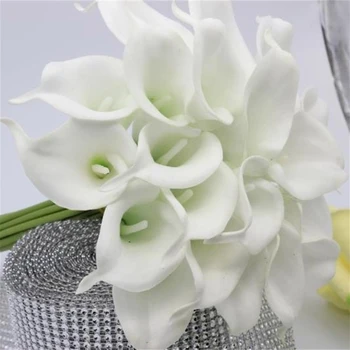 2020 New 10 Stems Of Ivory Real Touch Artificial Calla Lilies Wedding Bridal Bouquet
2020 New 10 Stems Of Ivory Real Touch Artificial Calla Lilies Wedding Bridal Bouquet