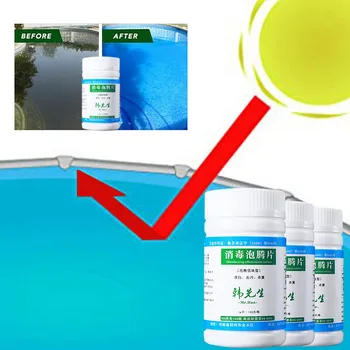 Pool Cleaning Tablet Effectively Purify Water Crystal Clear Pool Foaming Cleaners Swimming Pool Detergent Home Cleaner 100 Pcs
Pool Cleaning Tablet Effectively Purify Water Crystal Clear Pool Foaming Cleaners Swimming Pool Detergent Home Cleaner 100 Pcs