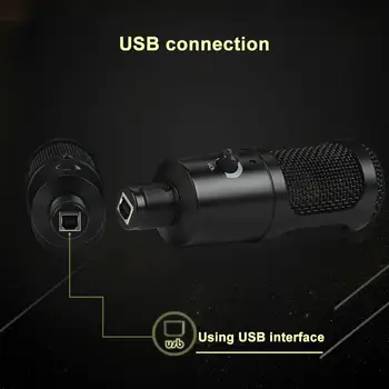 Professional USB Microphone Studio Recording Chating Multimedia with Tripod Laptop Accessories Creative Stand
Professional USB Microphone Studio Recording Chating Multimedia with Tripod Laptop Accessories Creative Stand