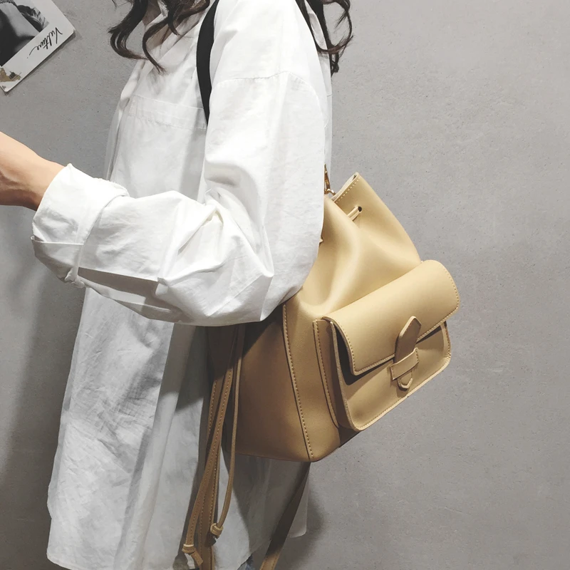 Burminsa Soft Drawstring Bucket Shoulder Bags For Women Wide Strap Unique Design High Quality Girls Messenger Bags Summer 2019
Burminsa Soft Drawstring Bucket Shoulder Bags For Women Wide Strap Unique Design High Quality Girls Messenger Bags Summer 2019