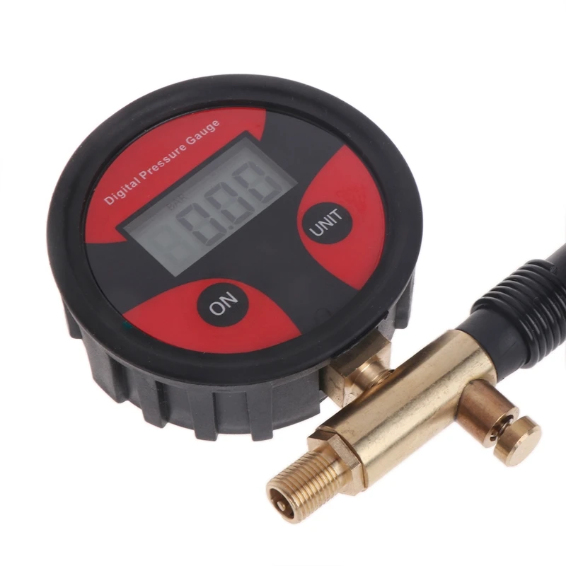 0-200PSI Air Pressure Gauge Dial Meter Tester Copper Rubber Digital Tire Pressure Gauge Tool for Car Truck Bike Auto Car Tyre
0-200PSI Air Pressure Gauge Dial Meter Tester Copper Rubber Digital Tire Pressure Gauge Tool for Car Truck Bike Auto Car Tyre