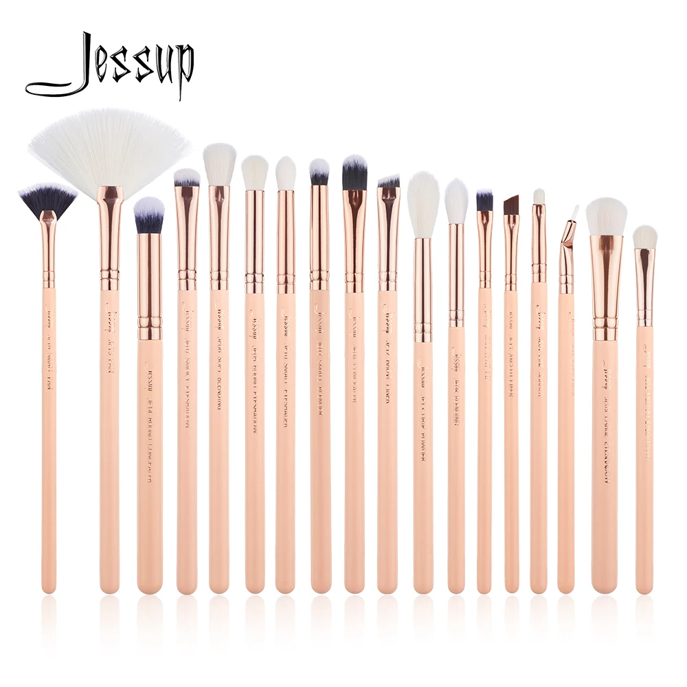 New Jessup Professional Makeup Brush Set 18pcs Peach Puff/Rose Gold Eye Blending Highlighter Shader Concealer Foundation Brushes
New Jessup Professional Makeup Brush Set 18pcs Peach Puff/Rose Gold Eye Blending Highlighter Shader Concealer Foundation Brushes