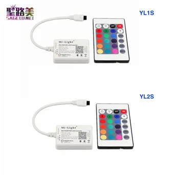 MiLight YL1S YL2S DC12V-24V WIFI LED Controller Amazon Alexa Smartphone APP IR Remote Control for RGB RGBW LED Strip Light Tape
MiLight YL1S YL2S DC12V-24V WIFI LED Controller Amazon Alexa Smartphone APP IR Remote Control for RGB RGBW LED Strip Light Tape