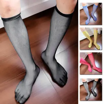 2020 New 1 Pair Men's Sexy Nylon Silky Knee High Socks Men's Perspective Mesh Stockings Black Breathable Mesh Sheer Socks
2020 New 1 Pair Men's Sexy Nylon Silky Knee High Socks Men's Perspective Mesh Stockings Black Breathable Mesh Sheer Socks