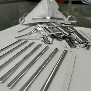 200Pcs 90mm Aluminum Strip DIY Making Accessories for Nose Bridge Protection
200Pcs 90mm Aluminum Strip DIY Making Accessories for Nose Bridge Protection