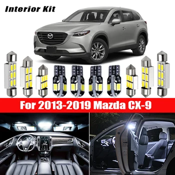 11x Canbus Error Free LED Interior Light Kit Package for 2013-2019 Mazda CX-9 Car Accessories Map Dome Trunk License Light
11x Canbus Error Free LED Interior Light Kit Package for 2013-2019 Mazda CX-9 Car Accessories Map Dome Trunk License Light