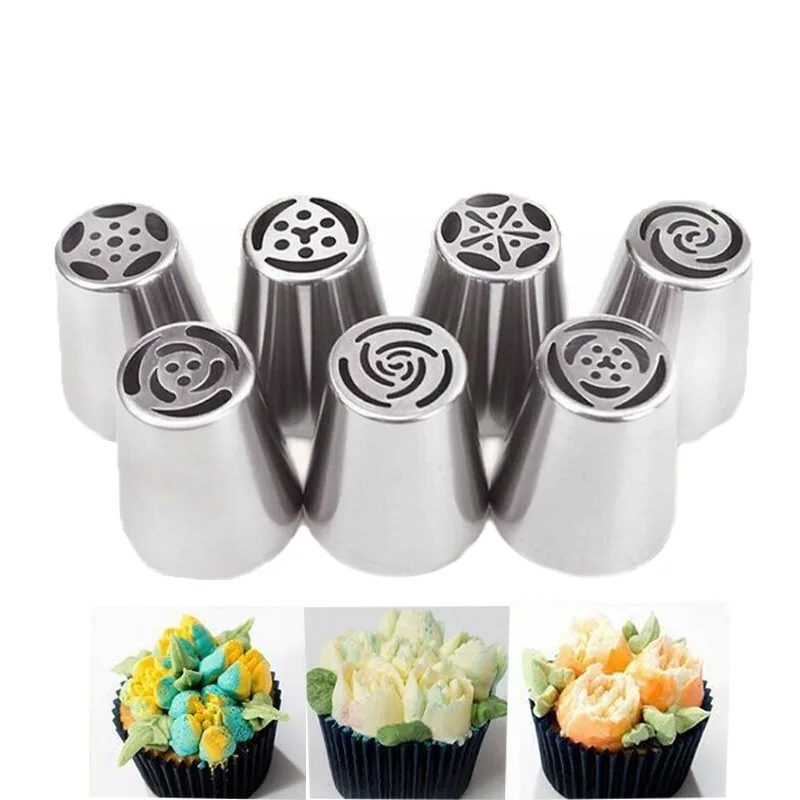 Russian Cake Cream Piping Nozzles Cupcake Puffs Cookie Dessert Pastry Seamless Squeezer Baking Decorating Tools Kitchen Utensils
Russian Cake Cream Piping Nozzles Cupcake Puffs Cookie Dessert Pastry Seamless Squeezer Baking Decorating Tools Kitchen Utensils