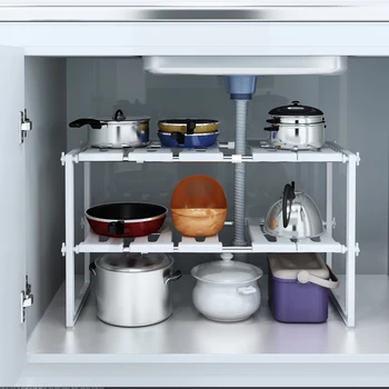Multi-functional Under Sink 2 Tier Expandable Shelf Organizer Rack Storage Kitchen Tool Holders kitchen organize Stainless Steel
Multi-functional Under Sink 2 Tier Expandable Shelf Organizer Rack Storage Kitchen Tool Holders kitchen organize Stainless Steel