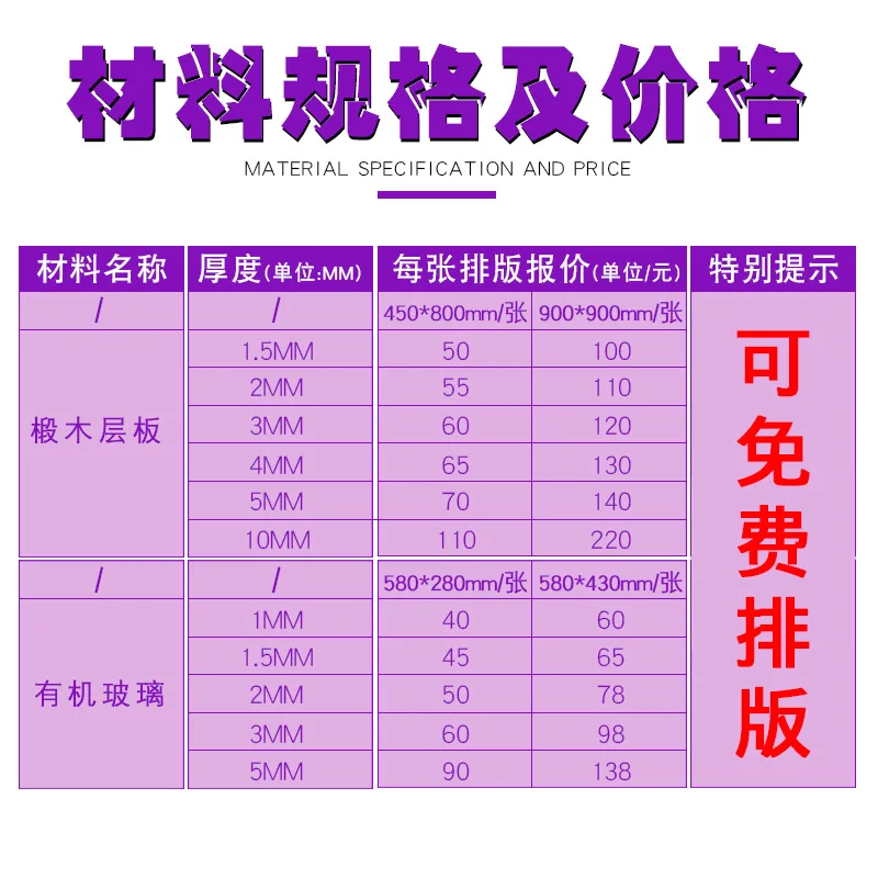 Model Cutting Rigid Material Customizable CAD Laser Yakeli Board Engraving Architecture Laser Design for Making