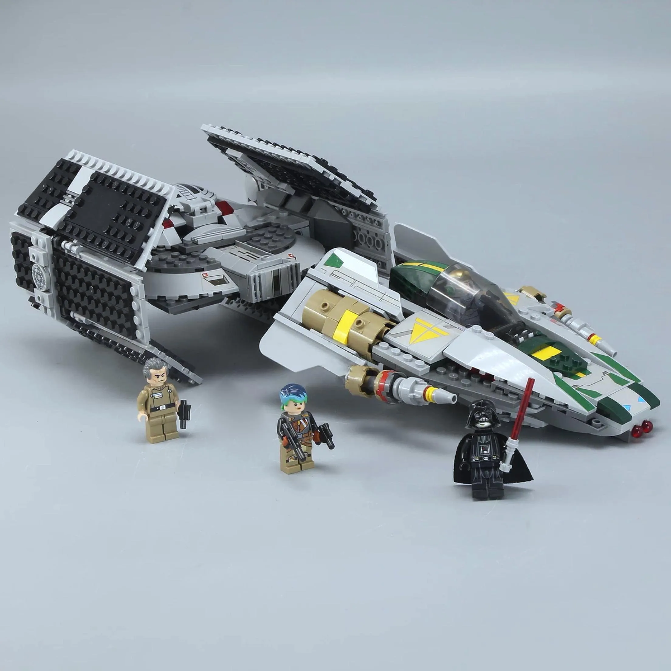 05030 Star Wars Vader Tie Advanced VS A-wing Model Toys Building Blocks Compatiable with legoinglys 75150 Kid Gifts
05030 Star Wars Vader Tie Advanced VS A-wing Model Toys Building Blocks Compatiable with legoinglys 75150 Kid Gifts