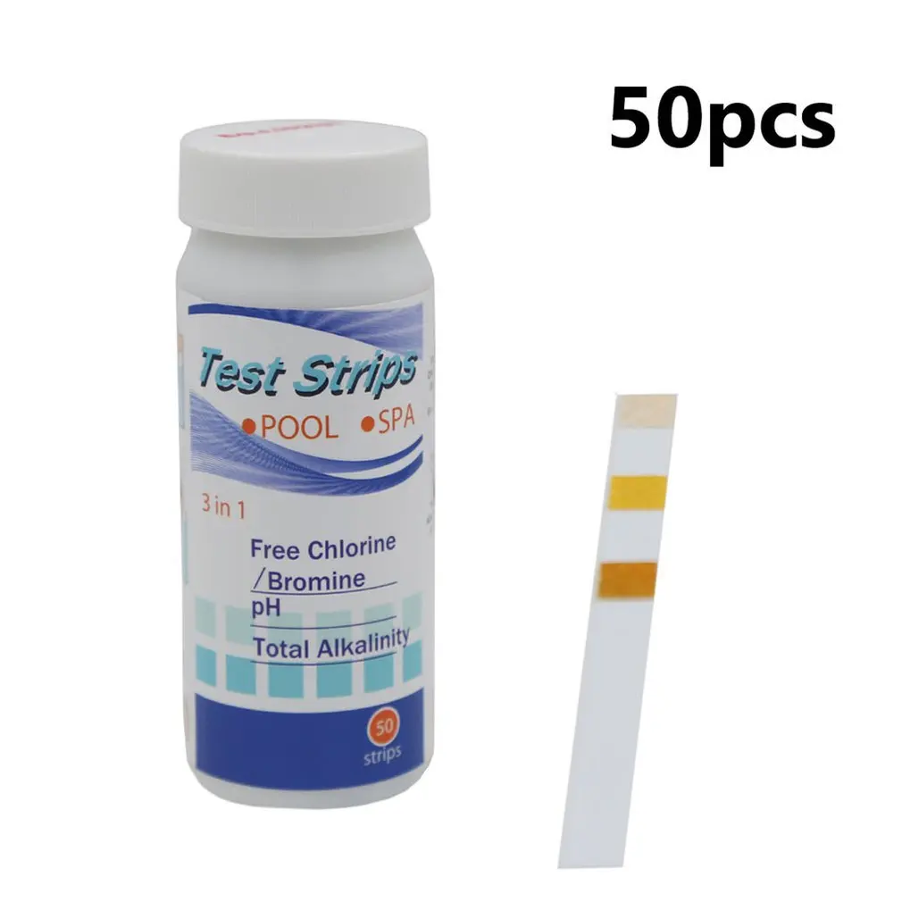 3-In-1 Swimming Pool Hot Spring Water Test Paper Ph Chlorality Bromine Hardness Test Paper Multi-Function Test 50pcs
3-In-1 Swimming Pool Hot Spring Water Test Paper Ph Chlorality Bromine Hardness Test Paper Multi-Function Test 50pcs
