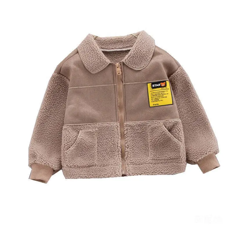 Autumn Winter Baby Boys Girls Lapel Jacket New Children Fashion Clothes Kids Infant Thick Cotton Costume Toddler Casual Clothing
Autumn Winter Baby Boys Girls Lapel Jacket New Children Fashion Clothes Kids Infant Thick Cotton Costume Toddler Casual Clothing
