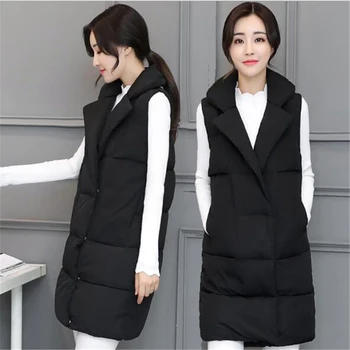 Oversize New Women Winter Vest 2019 New Short Loose Down Cotton Sleeveless Waistcoat Suit Collar Warm Casual Thick Vest C823
Oversize New Women Winter Vest 2019 New Short Loose Down Cotton Sleeveless Waistcoat Suit Collar Warm Casual Thick Vest C823
