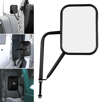2pcs Driving Side View Easy Install Adjustable Shake Proof Rectangular Door Off Mirror Bolt On Hinge Mount For Jeep JK JL JT 
2pcs Driving Side View Easy Install Adjustable Shake Proof Rectangular Door Off Mirror Bolt On Hinge Mount For Jeep JK JL JT