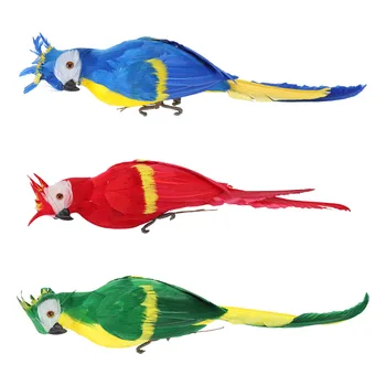 Simulation Parrot Animal 35cm Handmade Bird Garden Prop Feather Home Lightweight Birds for Household Garden Decoration 
Simulation Parrot Animal 35cm Handmade Bird Garden Prop Feather Home Lightweight Birds for Household Garden Decoration