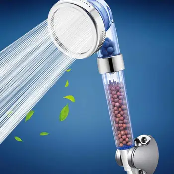 Shower Head Hand Shower High Pressure Water Saving Sprayer Universal Shower Head Components 3-Mode Ionic Chlorine
Shower Head Hand Shower High Pressure Water Saving Sprayer Universal Shower Head Components 3-Mode Ionic Chlorine