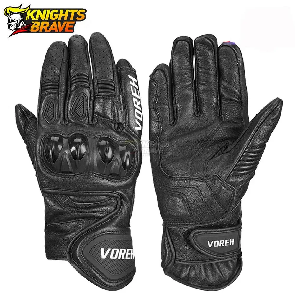 VOERH Retro Motorcycle Gloves Breathable Leather Guantes Moto Motorbiker Riding Gloves Touch Screen Motocross Off-road Gloves
VOERH Retro Motorcycle Gloves Breathable Leather Guantes Moto Motorbiker Riding Gloves Touch Screen Motocross Off-road Gloves