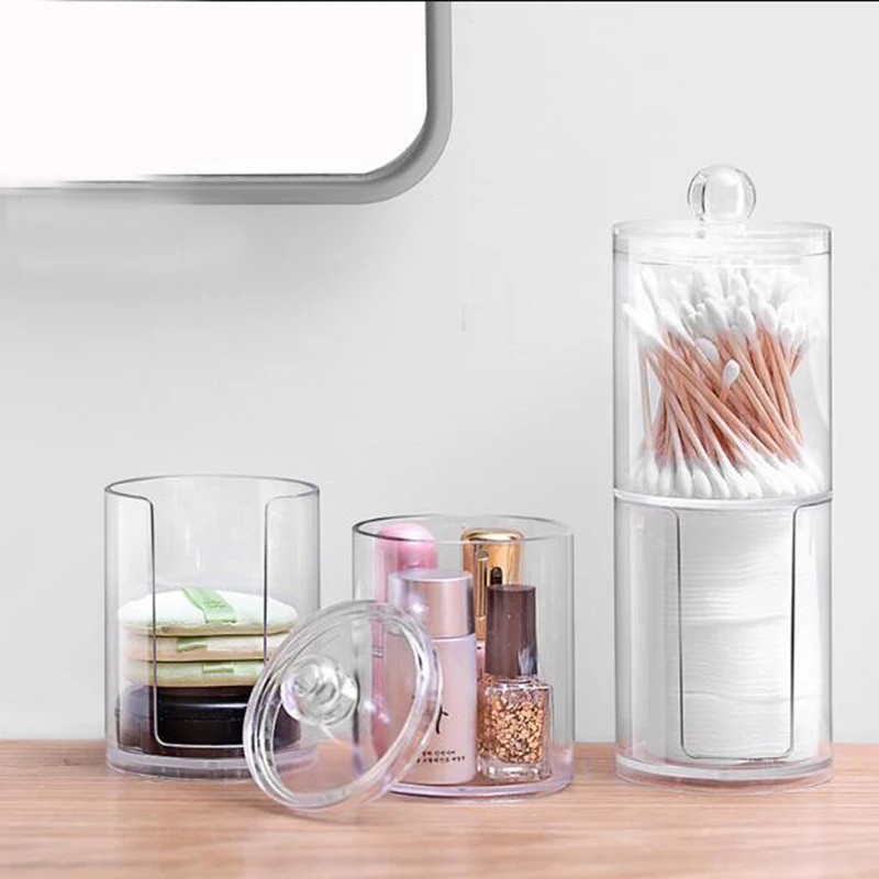 Storage Box Acrylic Multifunctional Round Qtip Storage Box Container Cosmetic Makeup Cotton Pad Organizer Jewelry Holder Candy
Storage Box Acrylic Multifunctional Round Qtip Storage Box Container Cosmetic Makeup Cotton Pad Organizer Jewelry Holder Candy