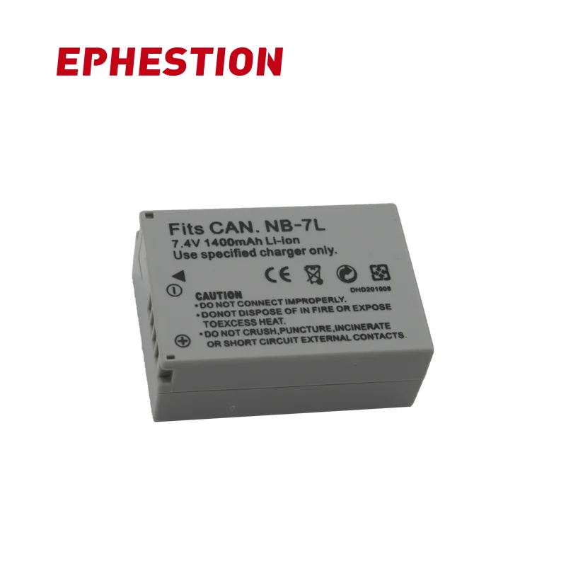 EPHESTION NB-7L NB7L NB 7L Battery For Canon G10 G11 G12 SX30 SX30IS Camera Batteries High Capacity Rechargeable Li-ion Battery
EPHESTION NB-7L NB7L NB 7L Battery For Canon G10 G11 G12 SX30 SX30IS Camera Batteries High Capacity Rechargeable Li-ion Battery