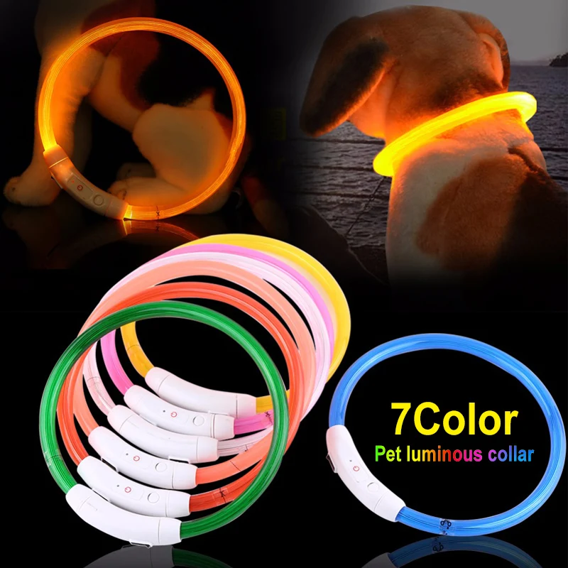 LED Dog Collar Light USB Rechargeable Glowing Dog Collars Luminous Pet Flash Night Charging Collars for Small Medium Large Dog
LED Dog Collar Light USB Rechargeable Glowing Dog Collars Luminous Pet Flash Night Charging Collars for Small Medium Large Dog