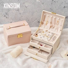 XINSOM PU Leather Jewelry Packaging Display Box High Capacity Necklace Earrings Rings Bracelets Jewelry Storage Box Casket Case
XINSOM PU Leather Jewelry Packaging Display Box High Capacity Necklace Earrings Rings Bracelets Jewelry Storage Box Casket Case